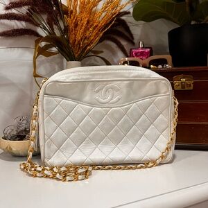 White Chanel Bag